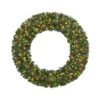 60 In. Large Pre-Lit Fir Artificial Christmas Wreath With Pine Cones, Berries, 523 PVC Branch Tips, 300 LED Light-Green 1 60 In. Large Pre-Lit Fir Artificial Christmas Wreath With Pine Cones, Berries, 523 PVC Branch Tips, 300 LED Light-Green -Christmas Decor Shop afaif christmas wreaths oc 57lscw 02 60 64 1000