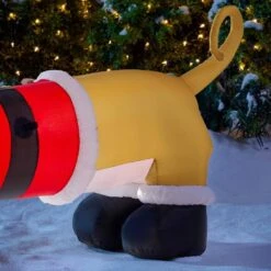4 Ft Pre-Lit LED Dachshund With Santa Outfit Christmas Inflatable 11 4 Ft Pre-Lit LED Dachshund With Santa Outfit Christmas Inflatable -Christmas Decor Shop airblown christmas inflatables 87551 1d 1000