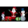 9 Ft. W Inflatable Christmas Santa Snowman And Penguin -Christmas Decor Shop airblown christmas inflatables g 110078 64 1000