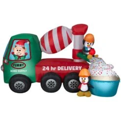 9 Ft. W Pre-lit Animated Cement Mixer Christmas Inflatable Airblown Scene -Christmas Decor Shop airblown christmas inflatables g 12511 1f 1000