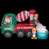 9 Ft. W Pre-lit Animated Cement Mixer Christmas Inflatable Airblown Scene -Christmas Decor Shop airblown christmas inflatables g 12511 64 1000
