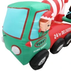 9 Ft. W Pre-lit Animated Cement Mixer Christmas Inflatable Airblown Scene -Christmas Decor Shop airblown christmas inflatables g 12511 a0 1000