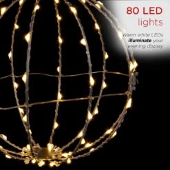 Alpine 3-Piece Foldable Metal Sphere Ornaments 16 Alpine 3-Piece Foldable Metal Sphere Ornaments -Christmas Decor Shop alpine christmas ornament sets bst169s ww 3 1d 1000