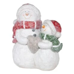 15 In. Tall Snow Friends Winter Snowman Family Statue 23 15 In. Tall Snow Friends Winter Snowman Family Statue -Christmas Decor Shop alpine corporation christmas figurines qwr908 1f 1000