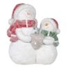 15 In. Tall Snow Friends Winter Snowman Family Statue -Christmas Decor Shop alpine corporation christmas figurines qwr908 64 1000