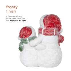 15 In. Tall Snow Friends Winter Snowman Family Statue 19 15 In. Tall Snow Friends Winter Snowman Family Statue -Christmas Decor Shop alpine corporation christmas figurines qwr908 66 1000