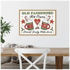 23 .25 In. W X 16 In. H Christmas Treats I Christmas Holiday Framed Canvas Box Wall Art -Christmas Decor Shop amanti art christmas wall decorations 38865447808 44 1000