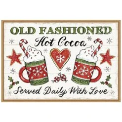 23 .25 In. W X 16 In. H Christmas Treats I Christmas Holiday Framed Canvas Box Wall Art