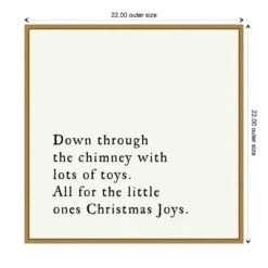 22 In. Canvas Down Through The Chimney Christmas Holiday Framed Box Wall Art 14 22 In. Canvas Down Through The Chimney Christmas Holiday Framed Box Wall Art -Christmas Decor Shop amanti art christmas wall decorations 38865456285 1f 1000