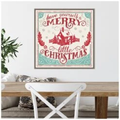 22 In. Merry Little Christmas V Christmas Holiday Framed Canvas Box Wall Art 15 22 In. Merry Little Christmas V Christmas Holiday Framed Canvas Box Wall Art -Christmas Decor Shop amanti art christmas wall decorations 38865456346 44 1000