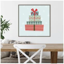 22 In. Holiday Llama Collection C Christmas Holiday Framed Canvas Box Wall Art -Christmas Decor Shop amanti art christmas wall decorations 38865456368 44 1000