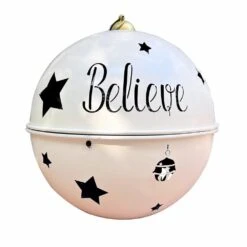 19.69 In. Large Metal Jingle Bell Christmas Ornament (Set Of 2) -Christmas Decor Shop amity trun llc christmas ornament sets pf17tricksy 44 1000