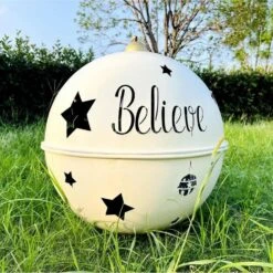 19.69 In. Large Metal Jingle Bell Christmas Ornament (Set Of 2) -Christmas Decor Shop amity trun llc christmas ornament sets pf17tricksy 4f 1000