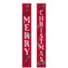 AMSCAN 6 Ft. X 13.5 In. Traditional Christmas Hanging Flags Home Decorations (Set Of 2) -Christmas Decor Shop amscan christmas garage door decorations 671212 64 1000