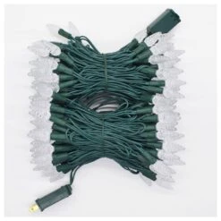 49.66 Ft. 150-Light LED Warm White Christmas String Light, Indoor/Outdoor C5 Lights With Continuous-On Technology 15 49.66 Ft. 150-Light LED Warm White Christmas String Light, Indoor/Outdoor C5 Lights With Continuous-On Technology -Christmas Decor Shop aurio lighting christmas novelty lights plcl150 c5 ww 76 1000