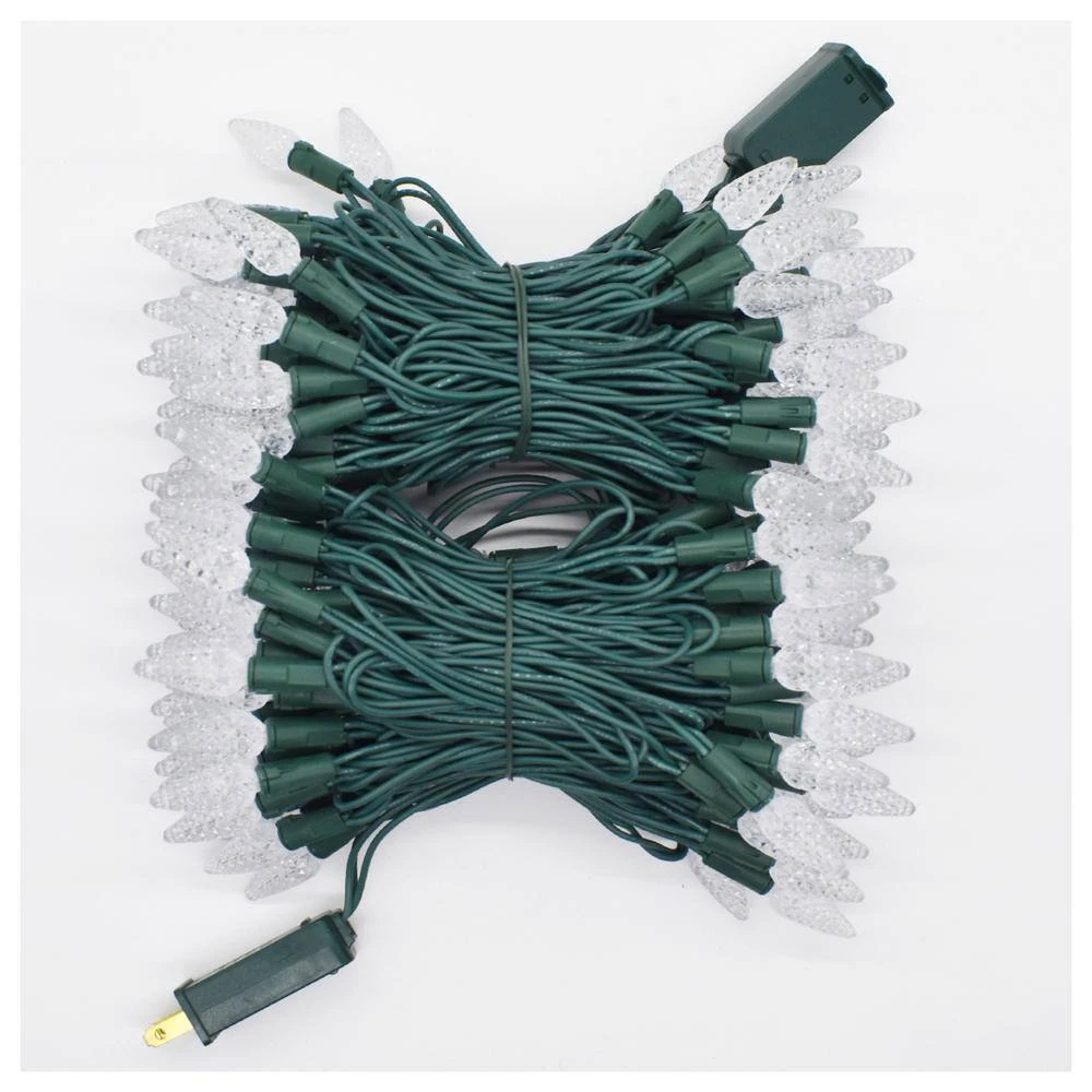 49.66 Ft. 150-Light LED Warm White Christmas String Light, Indoor/Outdoor C5 Lights With Continuous-On Technology 9 49.66 Ft. 150-Light LED Warm White Christmas String Light, Indoor/Outdoor C5 Lights With Continuous-On Technology - Image 7