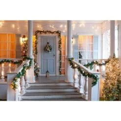 25 Ft. Live White Pine Holiday Garland For Christmas Decoration -Christmas Decor Shop bell nursery christmas garland evgrn2wpngar 44 1000
