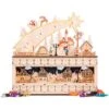 Best Choice Products 17 In. Wood LED Christmas Shooting Star Advent Calendar -Christmas Decor Shop best choice products christmas figurines sky5504 64 1000