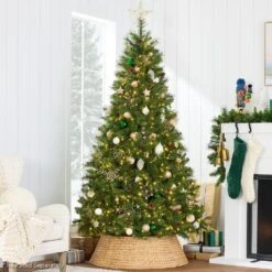 Best Choice Products 24 In. D Natural Woven Hyacinth Christmas Tree Collar With Cord Cut-Out -Christmas Decor Shop best choice products christmas tree collars sky6788 44 1000