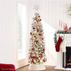 Best Choice Products 42 In. D Washed White Woven Hyacinth Christmas Tree Collar With Cord Cut-Out -Christmas Decor Shop best choice products christmas tree collars sky6793 fa 1000