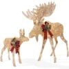 Best Choice Products 60 In. Gold 2-Piece Christmas Moose Family Set With 370 LED Lights 2 Best Choice Products 60 In. Gold 2-Piece Christmas Moose Family Set With 370 LED Lights -Christmas Decor Shop best choice products christmas yard decorations sky8162 64 1000