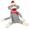 17 In. Holiday Sock Monkey Decoration -Christmas Decor Shop bindle brass christmas figurines bbd 100743 64 1000