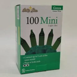 22.42 Ft. 100-Count Incandescent Green Christmas String To String Mini Lights 10 22.42 Ft. 100-Count Incandescent Green Christmas String To String Mini Lights -Christmas Decor Shop brite star christmas string lights 37 344 00 c3 1000