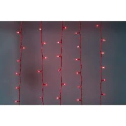 50-Light Designer Series Red Mini Lights, Red Wire -Christmas Decor Shop brite star christmas string lights 96 822 00 4f 1000