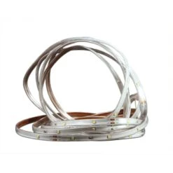 18 Ft. 72-Light Red LED Outdoor Christmas Linear Tape Lighting With White Finish