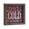 5.875 In. Wood Baby It's Cold Outside Christmas Tabletop Or Wall Decor 2 5.875 In. Wood Baby It's Cold Outside Christmas Tabletop Or Wall Decor -Christmas Decor Shop christmas centerpieces sg2213 64 1000