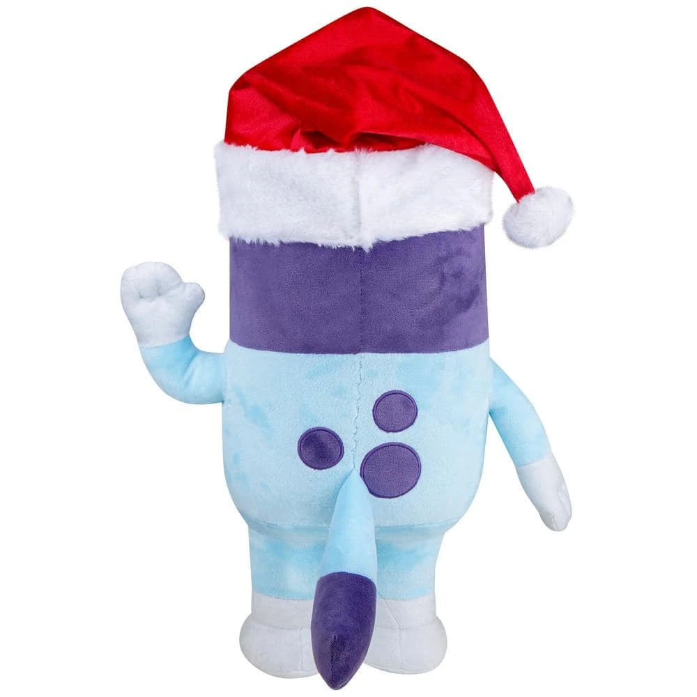 18.5 In. Tall Holiday Greeter-Bluey In Santa Hat 4 18.5 In. Tall Holiday Greeter-Bluey In Santa Hat - Image 2