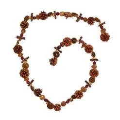 5.75 Ft. Natural Nuts Garland -Christmas Decor Shop christmas garland 5630 c3 1000