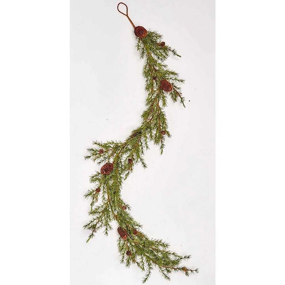 5.6 Ft. Pine And Cone Garland 3 5.6 Ft. Pine And Cone Garland