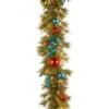 Decorative Collection 9 Ft. Retro Garland With Battery Operated Warm White LED Lights -Christmas Decor Shop christmas garland dc13 141 9cb 1 64 1000