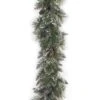 6 Ft. Glittery Bristle Pine Garland -Christmas Decor Shop christmas garland gb1 50 6a 1 64 1000