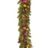Kaleidoscope 6 Ft. Garland With Battery Operated Warm White LED Lights -Christmas Decor Shop christmas garland ks3 300l 6b 64 1000