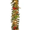 6 Ft. Decorated Christmas Artificial Garland With Battery Operated LED Lights 2 6 Ft. Decorated Christmas Artificial Garland With Battery Operated LED Lights -Christmas Decor Shop christmas garland rac x2791 1 64 1000