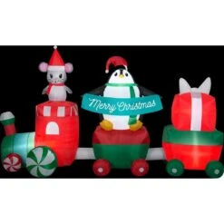 10.5 Ft. Length Christmas Train -Christmas Decor Shop christmas inflatables 112057x 1f 1000