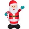 7 Ft. Tall Waving Santa With Candy Cane -Christmas Decor Shop christmas inflatables 116712x 64 1000