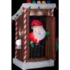 6 Ft. Tall Animated Santa's Outhouse 1 6 Ft. Tall Animated Santa's Outhouse -Christmas Decor Shop christmas inflatables 119298x 64 1000