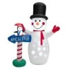 6 Ft. X 5 Ft. Pre-Lit Christmas Inflatable Decoration With Built-In Snowflake Projector -Christmas Decor Shop christmas inflatables 23 8ckcm985us 64 1000