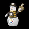 7 Ft. Pittsburgh Steelers Inflatable Snowman 2 7 Ft. Pittsburgh Steelers Inflatable Snowman -Christmas Decor Shop christmas inflatables 479816 64 1000