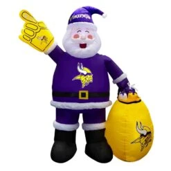7 Ft. Minnesota Vikings Santa Inflatable