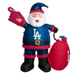 7 Ft. LA Dodgers Santa Inflatable
