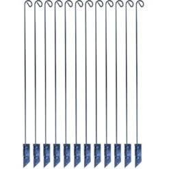 12 Pcs Pack For 37 In. Quick Light Post In Matte Black