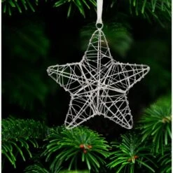 Handcrafted Gold And Silver Wire Wrapped Star Christmas Ornament (4-Pack) -Christmas Decor Shop christmas ornament sets 2880a0084d9348 31 1000