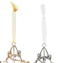 Shining Gold/Silver Crystal Chain Wrapped Star Christmas Ornament (4-Pack) -Christmas Decor Shop christmas ornament sets 4480a0084d9348 4f 1000