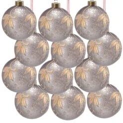 Holiday 3 In. Silver Christmas Ball Ornaments, Glass Decorative Hanging Ball Christmas Tree Ornaments (12-Pack) 11 Holiday 3 In. Silver Christmas Ball Ornaments, Glass Decorative Hanging Ball Christmas Tree Ornaments (12-Pack) -Christmas Decor Shop christmas ornament sets w2078p247899yf 31 1000