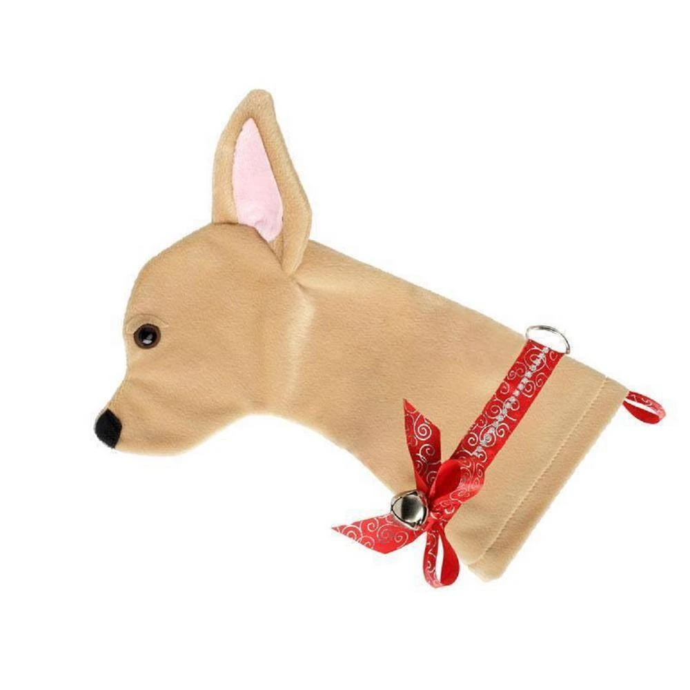 22 In. Chihuahua Dog Faux Fur Christmas Stocking 4 22 In. Chihuahua Dog Faux Fur Christmas Stocking - Image 2