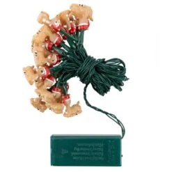 Rudolph In Santa Hat 20-Count Battery Operated White LED Christmas String Lights On/Off/Twinkle/Timer -Christmas Decor Shop christmas string lights 49443 myt 4f 1000